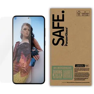 Comparateur de prix : PanzerGlass SAFE. by - Protection d'écran pour téléphone portable - coupe ultra-large - verre - pour Samsung Galaxy S25+