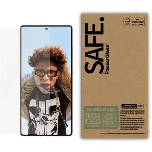 Comparateur de prix : PanzerGlass SAFE. by - Protection d'écran pour téléphone portable - coupe ultra-large - verre - couleur de cadre noir - pour Samsung Galaxy S25 Ultra