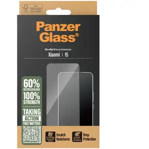 Comparateur de prix : Protège écran PANZERGLASS Xiaomi 15 verre trempé Ultra Wide Fit