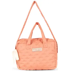 Sac à langer pour poupée Rose à pois pas cher