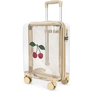 Konges Sløjd Valise Transparente - Cherry pas cher