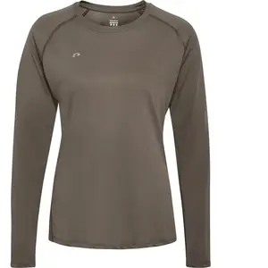 T-shirt manches longues femme Newline Beat Gris L 230128-1559 pas cher
