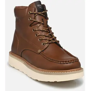 JACK & JONES Homme Jfwarchway PU MOC Boot Bottines à Lacets, Cognac, 45 EU pas cher