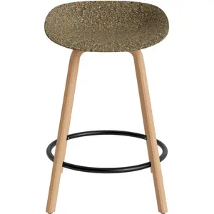Normann Copenhagen - Tabouret de bar Mat - Marron - Hêtre certifié FSC... pas cher