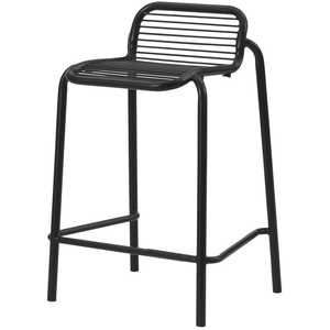 Normann Copenhagen - Tabouret de bar Vig - Noir - Acier thermolaqué - ... pas cher