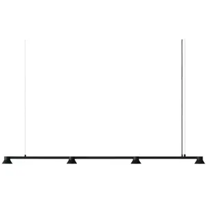 Suspension Hat Linear - noir/noir - large Normann Copenhagen pas cher
