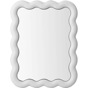 Miroir en verre et acier blanc 65 x 50 cm Illu - Normann Copenhagen