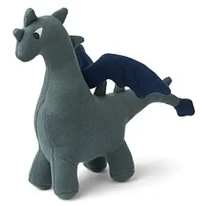 Liewood Peluche Asher le Dragon Whale Blue Mix pas cher