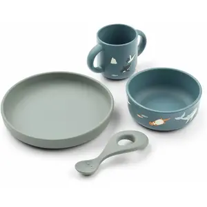 Coffret repas en silicone Vivi Arctic Sea (4 pièces)Vendu parvertbaudet