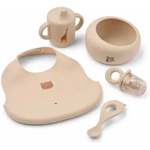 Liewood Coffret repas Mileah Apple Blossom (5 pièces) pas cher