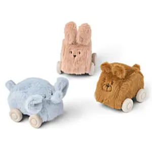 Liewood Lot de 3 voitures en peluche Ansel Pale Tuscany Mix pas cher