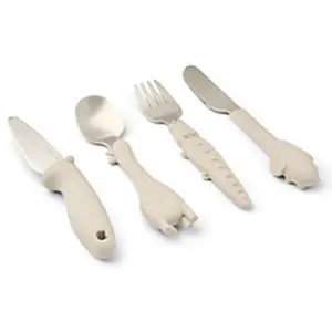 Liewood Lot de 4 Couverts Diella - Sandy pas cher