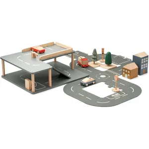 Liewood - Village et garage en bois Apple red multi mix taille unique pas cher