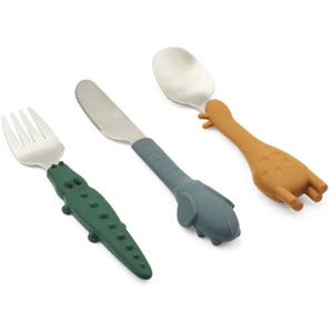 Liewood Set de couverts Tove golden caramel mix (3 pièces) pas cher