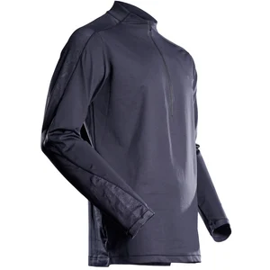 Mascot Customized 22681 Half Zip Long Sleeve T-shirt Noir M pas cher