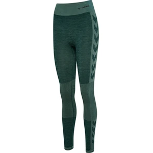 Hummel Hmlclea Seamless Mid Waist Collant vert XS pas cher