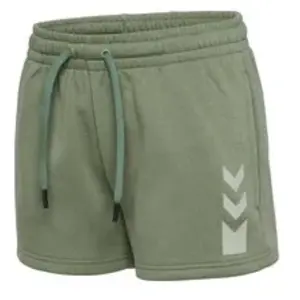 Short coton femme Hummel Active Vert S 223109-6005 pas cher