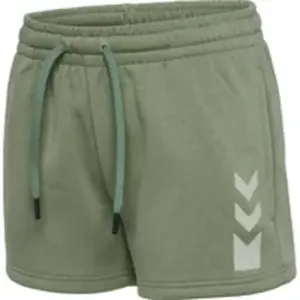 Short coton femme Hummel Active Vert XS 223109-6005 pas cher