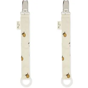 Konges Slojd Lot de 2 attaches sucettes Lemon pas cher
