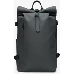 Sac à dos Rains Rolltop Rucksack Large W3 28L gris anthracite pas cher