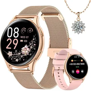 Montre Connectée Femme Avec Appel Bluetooth 1,27" Smartwatch Femme Ave...Vendu parcdiscount