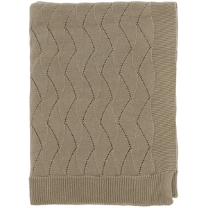 Comparateur de prix : Sodahl Plaid en coton 170 x 130cm taupe
