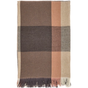 Comparateur de prix : Sodahl Plaid en coton 170 x 130 cm brun café