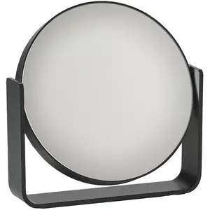 Miroir de table UME en aluminium thermolaqué et verre Noir Zone Denmark pas cher