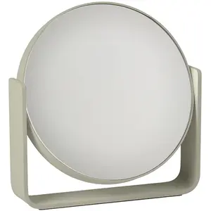 Zone Denmark Miroir de table en aluminium revêtu eucalyptus pas cher