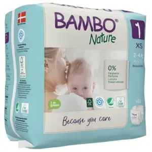 Comparateur de prix : Bambo Nature Couche Taille 1 2-4kg 22 unités