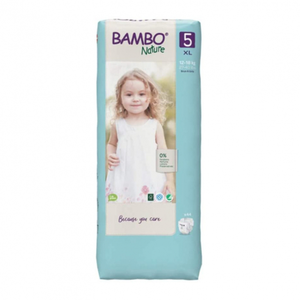 Comparateur de prix : Couches Bambo Nature Taille 5 12-18kg - Pack de 44 unités