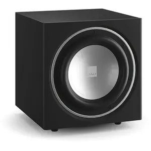 Caisson de basses - DALI - Sub E-9 F - Noir satin - 170 Watts - 220 mm pas cher