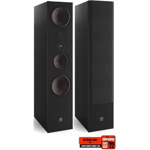 Enceintes colonne DALI Opticon 8 MKII Noir satin (la paire)