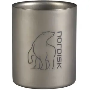 Nordisk Titanium Double Wall Mug 450ml Argenté pas cher