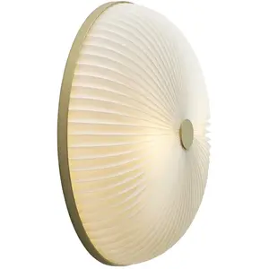 Plafonnier doré 35cm Lamella - Le Klint pas cher