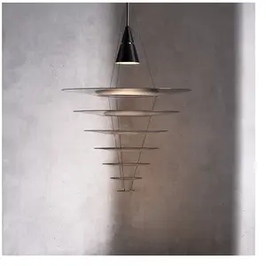LOUIS POULSEN lampe à suspension ENIGMA (Ø 825 mm - Aluminium verni noir)Vendu parmyareadesign