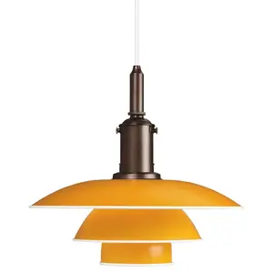 Comparateur de prix : LOUIS POULSEN lampe à suspension PH 3 1/2 3 (Jaune - Aluminium)