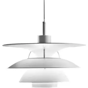 LOUIS POULSEN lampe à suspension PH 6 1/2-6 (3000 K - Aluminium)