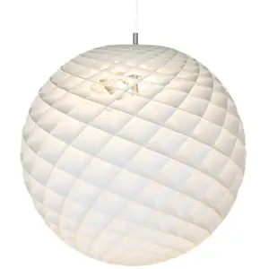 LOUIS POULSEN lampe à suspension PATERA DALI (Ø 90 cm Blanc 3000K - PET prismatique coupé)