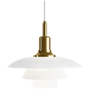 Comparateur de prix : Louis Poulsen Suspension verre PH 3½-3 laiton - 5741100141