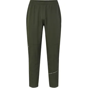 Newline Pace Collant De Running Hommes - Vert Olive, Taille S pas cher