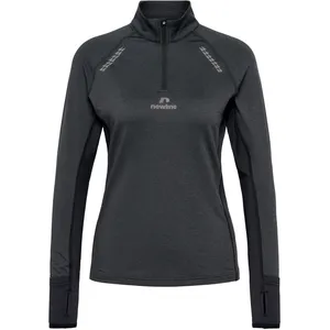 Newline Mesa Half-Zip Top De Course Femmes - Noir, Taille L pas cher