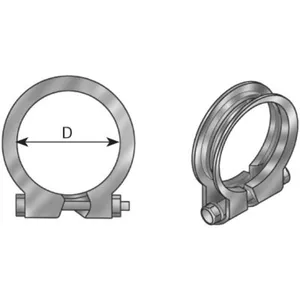 Comparateur de prix : Collier de serrage, échappement DINEX 99055