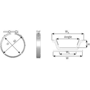 Comparateur de prix : Collier de serrage, échappement DINEX 68835