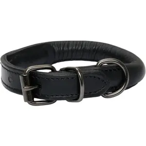 Collier pour chien cuir Catago Noir L 300324501 pas cher