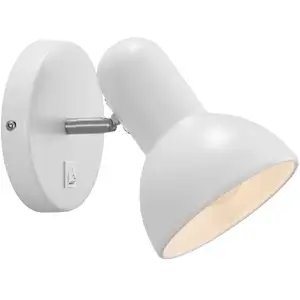 Applique murale texas, Métal, Couleur Blanc, E27, H.18, IP20 / Nordlux...Vendu paramazon