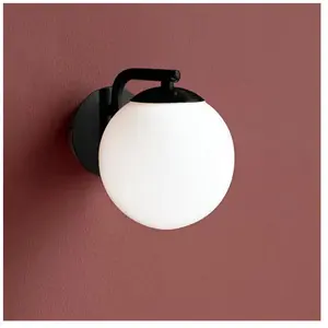 Comparateur de prix : Nordlux - Applique murale grant, Verrerie, Couleur Noir, E14, H.16.4, IP20 / Intérieur