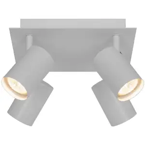 Comparateur de prix : Spoterie frida, Métal, Couleur Blanc, GU10, h., IP20 / Nordlux Intérieur