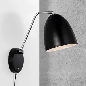 Applique murale alexander, Métal, Couleur Noir, E27, H.30, IP20 / Nordlux Intérieur pas cher