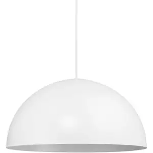 Comparateur de prix : Nordlux Suspension Ellen 40 avec abat-jour métal, blanche